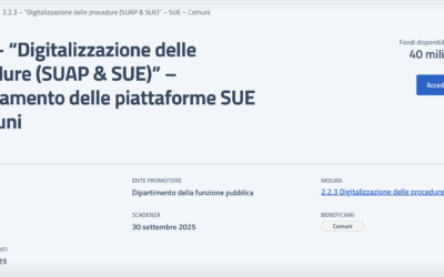 Comuni in un click: sblocca i fondi PNRR per la rivoluzione digitale dei tuoi Sportelli Unici